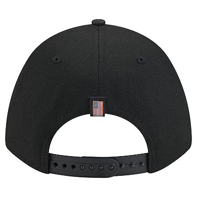 Men's New Era Black Arizona Diamondbacks American Flag 9FORTY M-Crown A-Frame Adjustable Hat