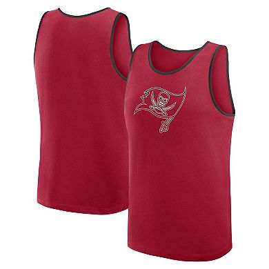 Men's Logo Athletic Red Tampa Bay Buccaneers Unmatched Success Tank Top