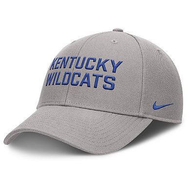 Men's Nike Gray Kentucky Wildcats Rise Practice Adjustable Hat