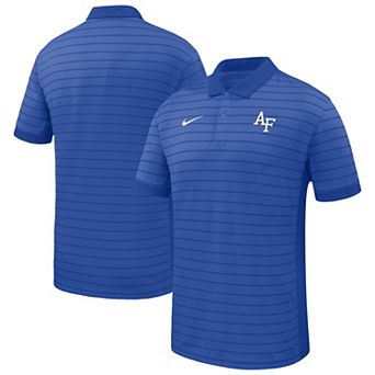 Men's Nike Royal Air Force Falcons 2025 Early Season Coaches Sideline Victory Stripe Performance Polo
