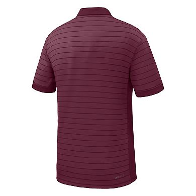 Men's Nike Maroon Virginia Tech Hokies 2025 Early Season Coaches Sideline Victory Stripe Performance Polo