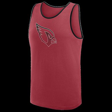 Men's Logo Athletic Cardinal Arizona Cardinals Unmatched Success Tank Top