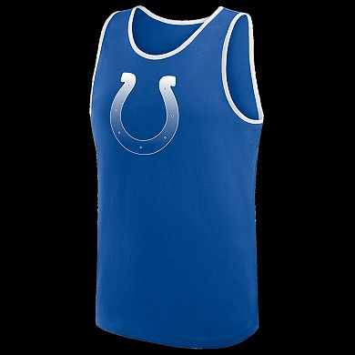 Men's Logo Athletic Royal Indianapolis Colts Unmatched Success Tank Top