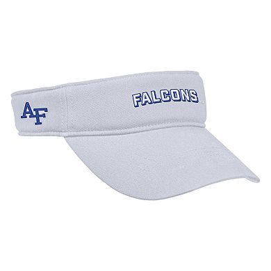 Men's Nike White Air Force Falcons 2025 On-Field Ace Performance Adjustable Visor