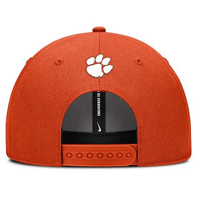 Men's Nike Orange Clemson Tigers Rise Practice Adjustable Hat