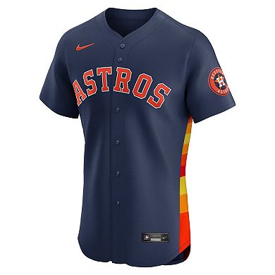 Men's Nike Navy Houston Astros Alternate 2 Elite Jersey