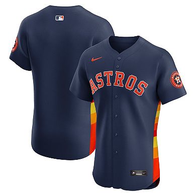 Men's Nike Navy Houston Astros Alternate 2 Elite Jersey