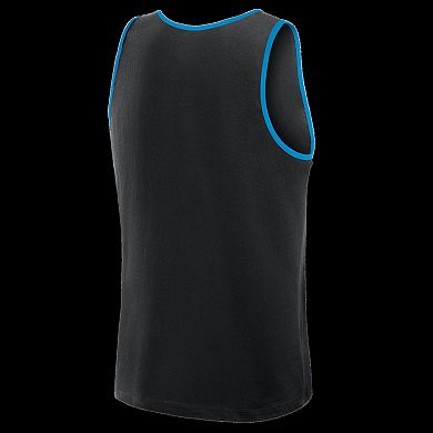 Men's Logo Athletic Black Carolina Panthers Unmatched Success Tank Top