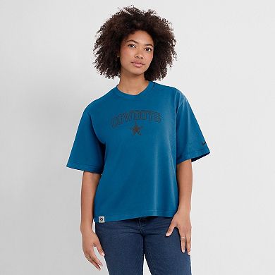 Women's Nike Blue Dallas Cowboys Glory Arch Boxy T-Shirt