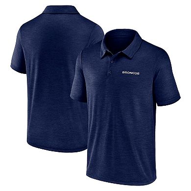 Men's Logo Athletic Navy Denver Broncos Unstoppable Polo