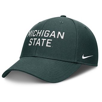 Men's Nike Green Michigan State Spartans Rise Practice Adjustable Hat