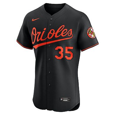 Men's Nike Adley Rutschman Black Baltimore Orioles Alternate Elite Jersey