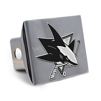 WinCraft San Jose Sharks Premium Metal Chrome Hitch Cover
