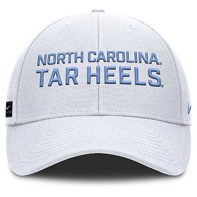 Men's Nike White North Carolina Tar Heels Rise Practice Adjustable Hat