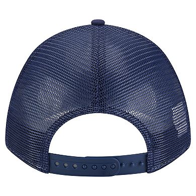 Men's New Era Light Blue/Navy Tampa Bay Rays 2-Tone Color Pack 9FORTY Adjustable Trucker Hat