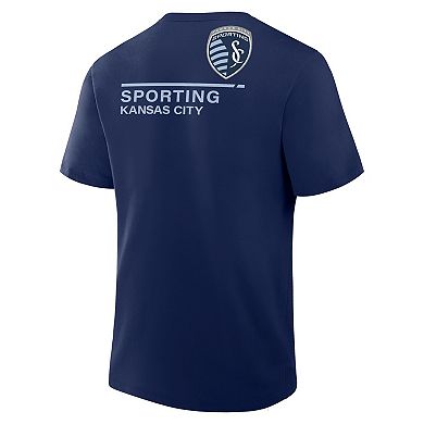 Men's Fanatics Navy Sporting Kansas City Corner Kick Legacy T-Shirt