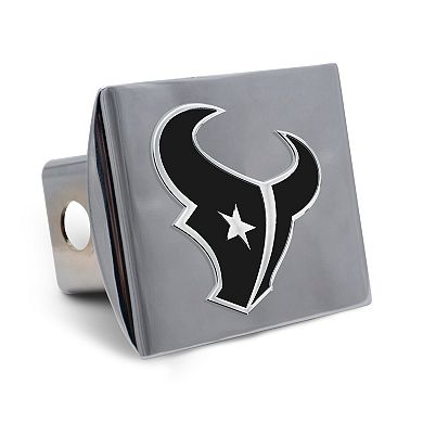 WinCraft Houston Texans Premium Metal Chrome Hitch Cover