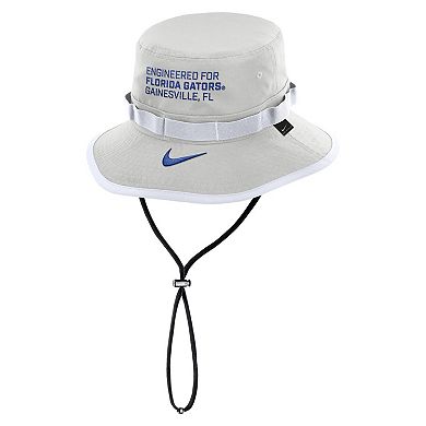 Men's Nike Gray Florida Gators 2025 Sideline Apex Boonie Performance Bucket Hat