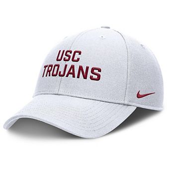 Men's Nike White USC Trojans Rise Practice Adjustable Hat