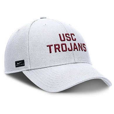 Men's Nike White USC Trojans Rise Practice Adjustable Hat