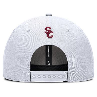 Men's Nike White USC Trojans Rise Practice Adjustable Hat