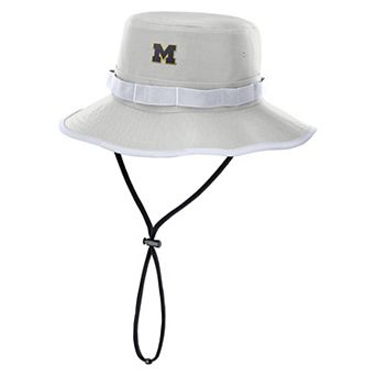 Men's Nike Gray Michigan Wolverines 2025 Sideline Apex Boonie Bucket Hat