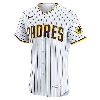 Men's Nike Manny Machado White San Diego Padres Home Elite Player Jersey