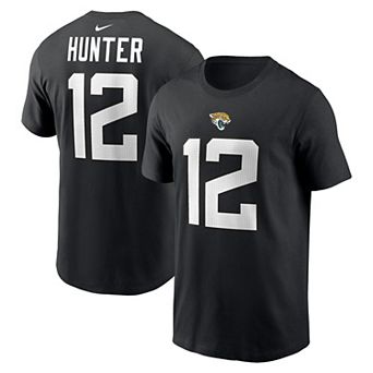 Men's Nike Travis Hunter Black Jacksonville Jaguars 2025 NFL Draft First Round Pick Player Name & Number T-Shirt