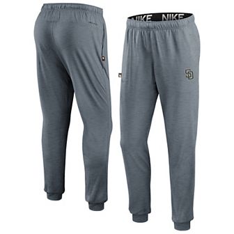 Men's Nike Heather Gray San Diego Padres Travel Performance Pants