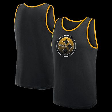 Men's Logo Athletic Black Pittsburgh Steelers Unmatched Success Tank Top