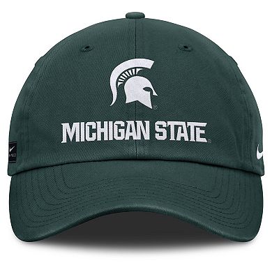 Men's Nike Green Michigan State Spartans 2025 Sideline Club Adjustable Hat