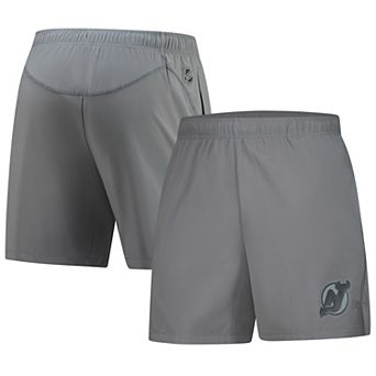 Men's Fanatics Gray New Jersey Devils Authentic Pro Performance Shorts