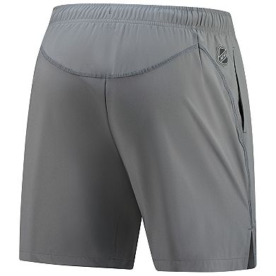 Men's Fanatics Gray New Jersey Devils Authentic Pro Performance Shorts