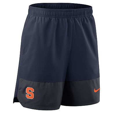 Men's Nike Navy Syracuse Orange 2025 Sideline Performance Shorts