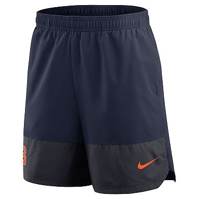 Men's Nike Navy Syracuse Orange 2025 Sideline Performance Shorts