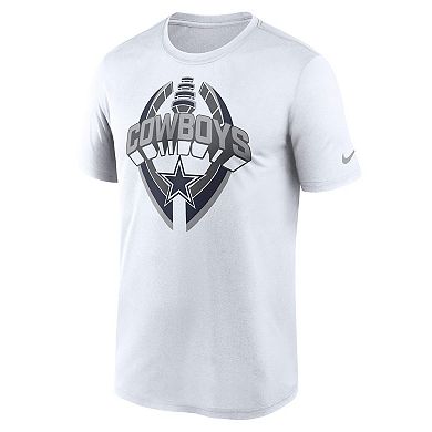 Men's Nike White Dallas Cowboys Legend Icon Performance T-Shirt