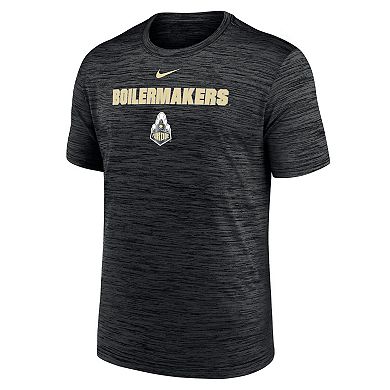 Men's Nike Black Purdue Boilermakers Velocity Performance T-Shirt
