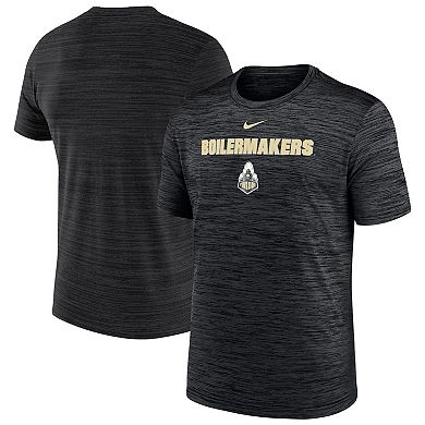 Men's Nike Black Purdue Boilermakers Velocity Performance T-Shirt
