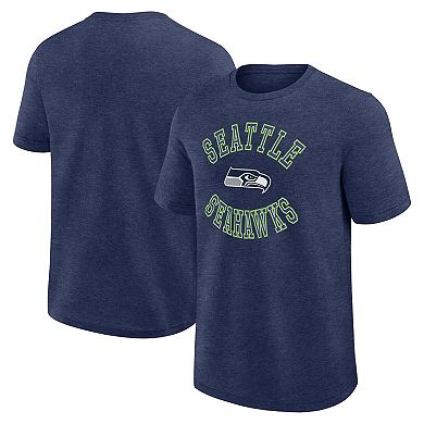 Men's Logo Athletic College Navy Seattle Seahawks Success T-Shirt