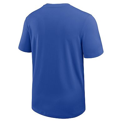 Men's Nike Royal Duke Blue Devils 2025 Sideline UV Performance Coach T-Shirt