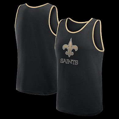 Men's Logo Athletic Black New Orleans Saints Unmatched Success Tank Top