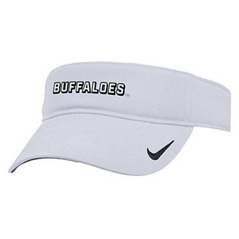 Men's Nike White Colorado Buffaloes 2025 On-Field Ace Performance Adjustable Visor