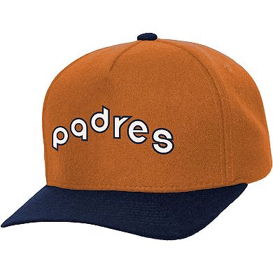 Unisex Mitchell & Ness Brown San Diego Padres Basic Coop Pro Adjustable Hat