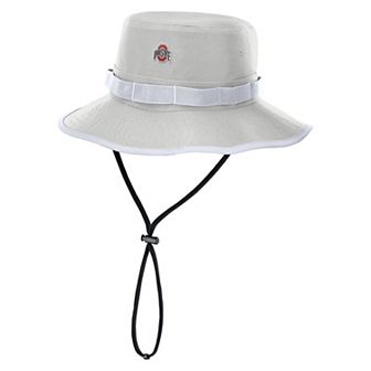 Men's Nike Gray Ohio State Buckeyes 2025 Sideline Apex Boonie Bucket Hat