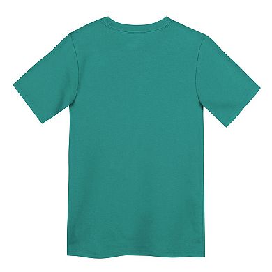 Preschool Nike Aqua Miami Dolphins Wordmark T-Shirt