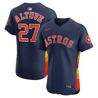 Men's Nike Jose Altuve Navy Houston Astros Alternate 2 Elite Player Jersey