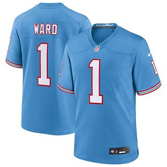 Men's Nike Cameron Ward Light Blue Tennessee Titans 2025 NFL Draft First Round Pick 2nd Alternate Game Jersey