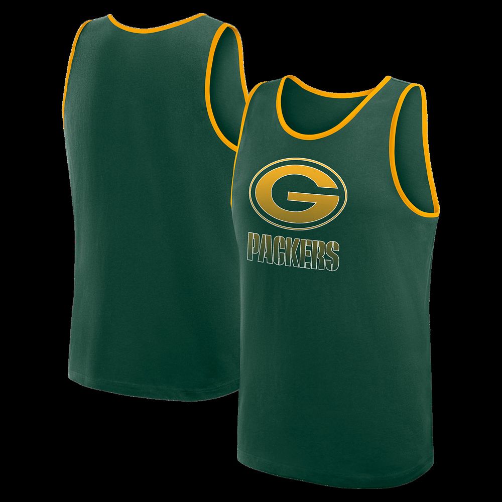 Men's Logo Athletic Green Green Bay Packers Unmatched Success Tank Top