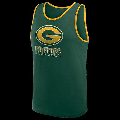 Men's Logo Athletic Green Green Bay Packers Unmatched Success Tank Top