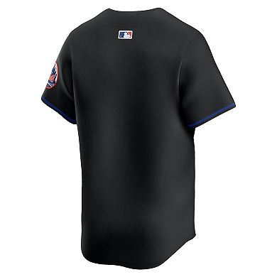 Men's Nike Black New York Mets Alternate Limited Jersey